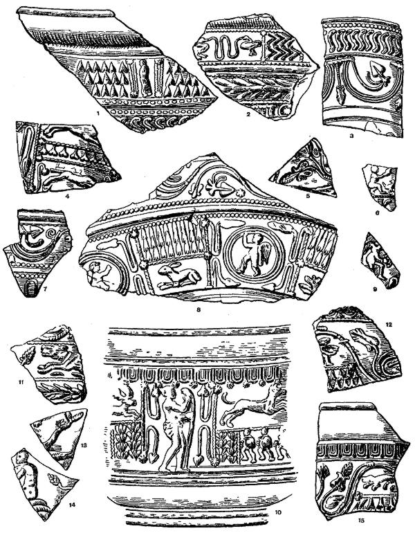 Decorated samian
