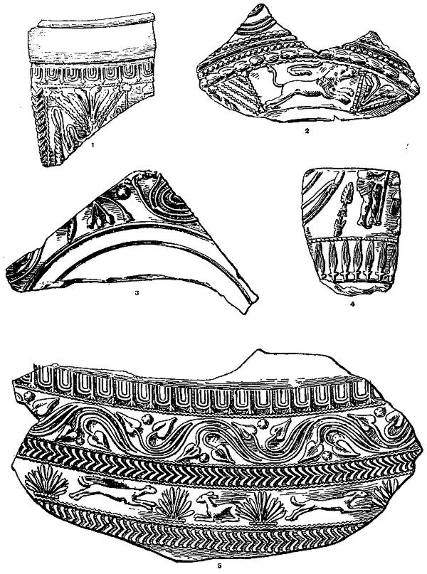 Decorated samian