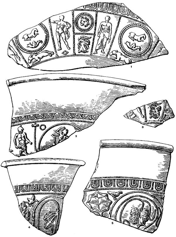 Decorated samian