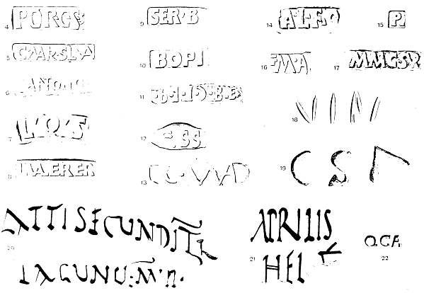 Plate 52 inscriptions